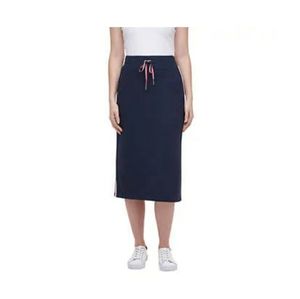 Tommy Hilfiger Side-Stripe Midi Skirt